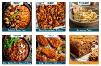 5 Dinners to Make Next Week + a Bonus Snack)